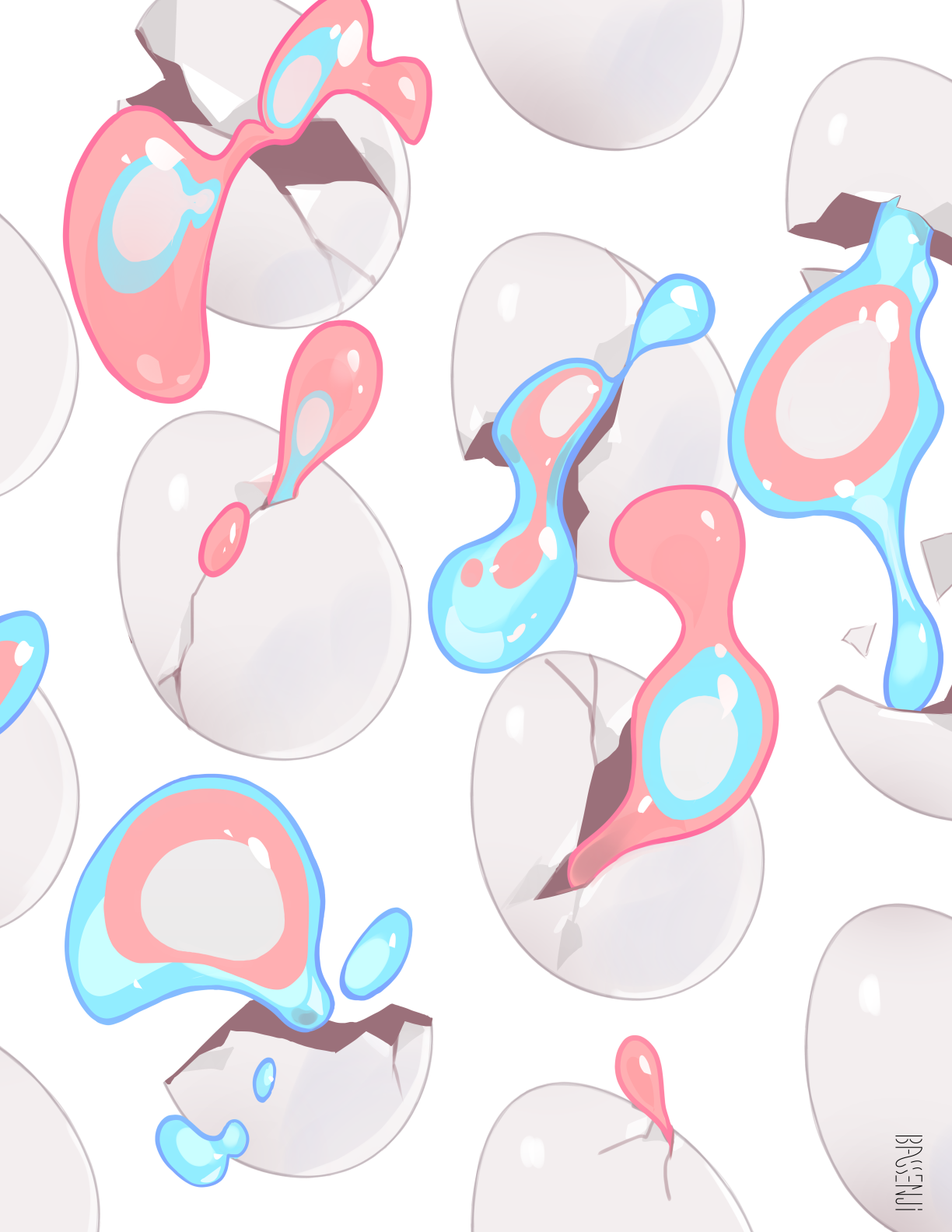 Cracked Egg III - Art Print