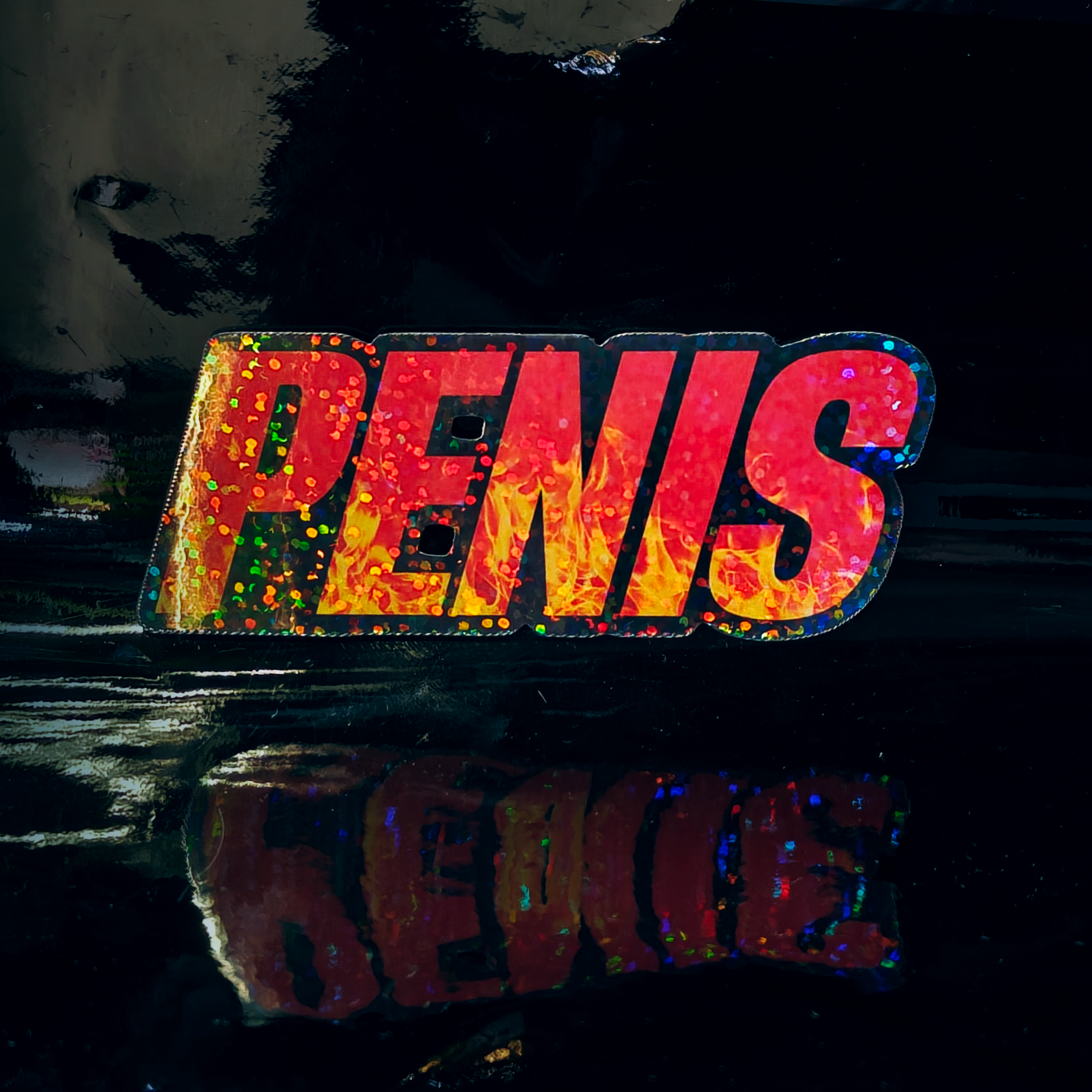 P3n!$ - Holographic Sticker