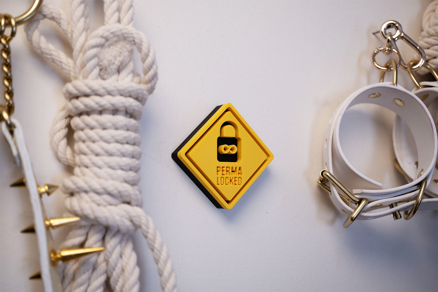 3D yellow hazard signs - Mini