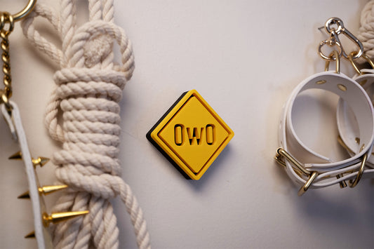 3D yellow hazard signs - Mini