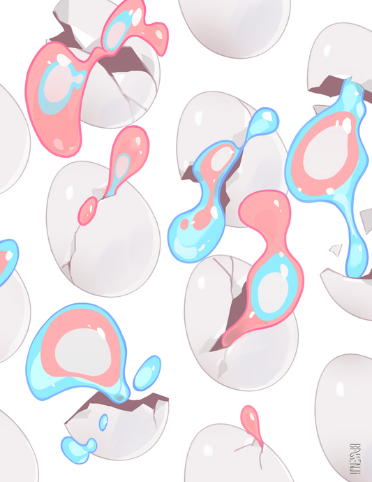 Cracked Egg III - Art Print