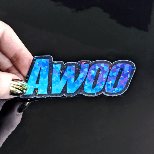 Awoo - Holographic Sticker