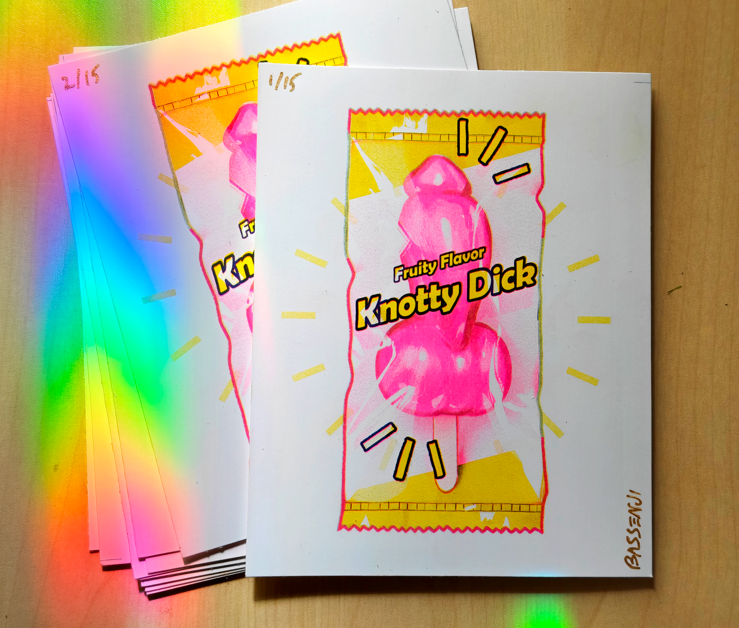 Knotty - Limited Edition Riso Print