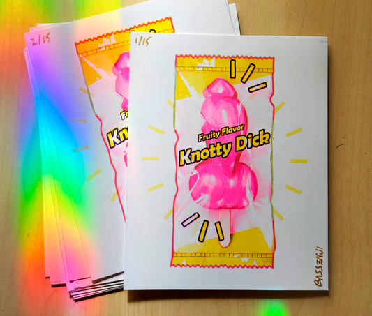 Knotty - Limited Edition Riso Print